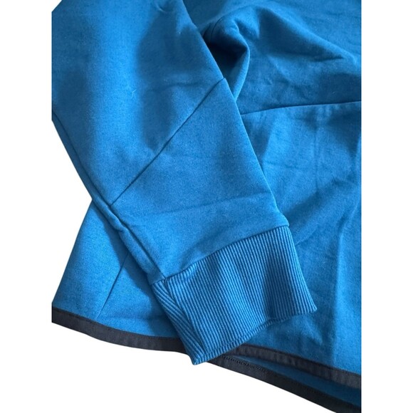 Under Armour Pullover Unstoppable Fleece Crop 1/4 Zip Womens Size L‎ Blue NWT - Picture 4 of 10